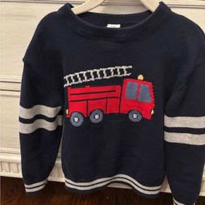 GAP Navy Baby Sweater with White Tag Detail